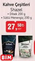 SHAZEL KAHVE ÇEŞİTLERİ